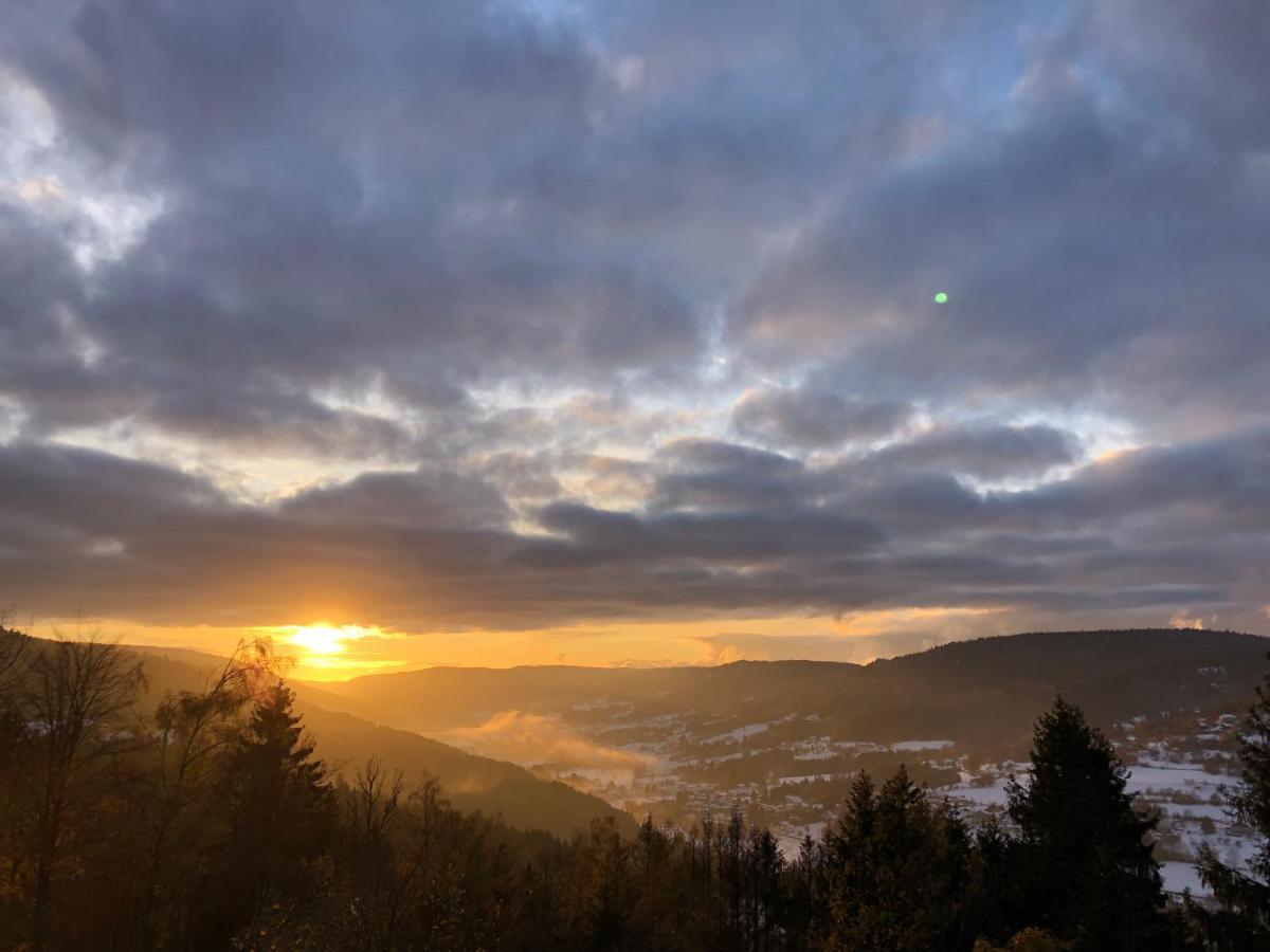 Le Gite Cozy De Bouvacote Avec Vue Panoramique Et Sauna Le Tholy Esterno foto