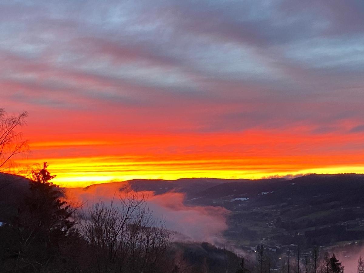 Le Gite Cozy De Bouvacote Avec Vue Panoramique Et Sauna Le Tholy Esterno foto