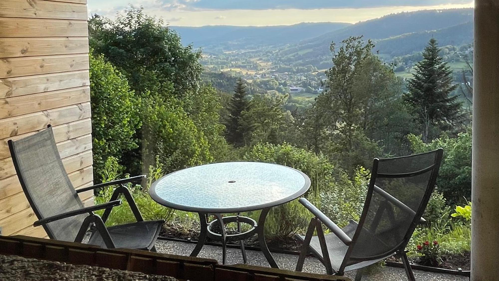 Le Gite Cozy De Bouvacote Avec Vue Panoramique Et Sauna Le Tholy Esterno foto