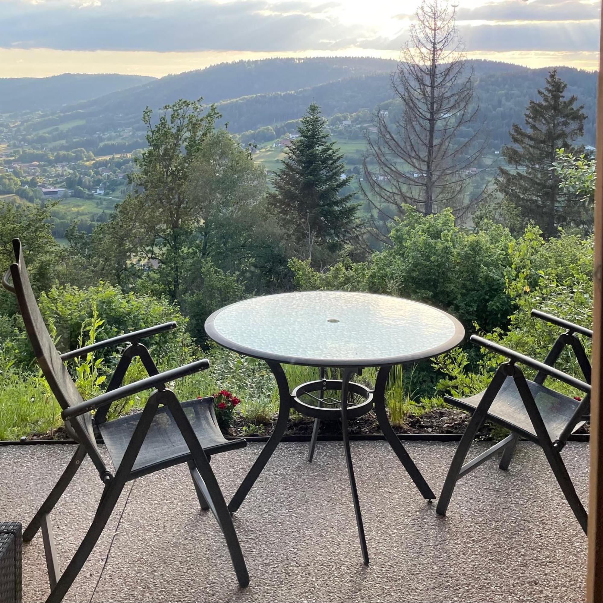 Le Gite Cozy De Bouvacote Avec Vue Panoramique Et Sauna Le Tholy Esterno foto